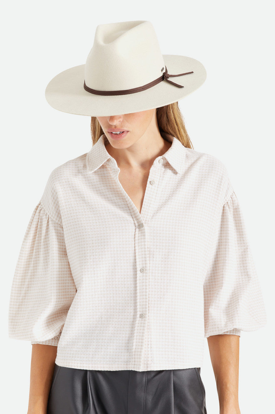 Sombreros Brixton Cohen Cowboy Hombre Blancas | COZEAL136