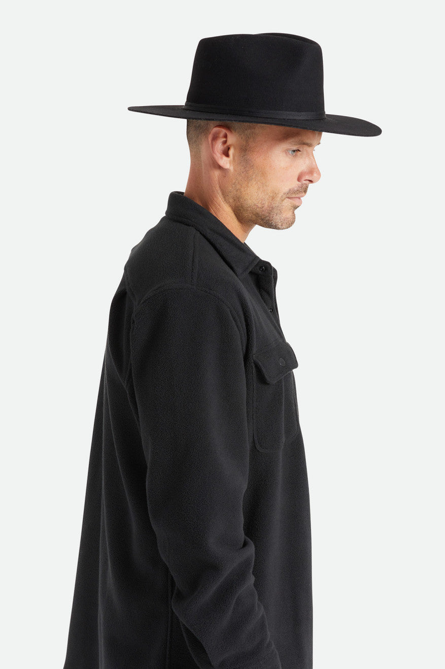 Sombreros Brixton Cohen Cowboy Hombre Negras | IDMECH352