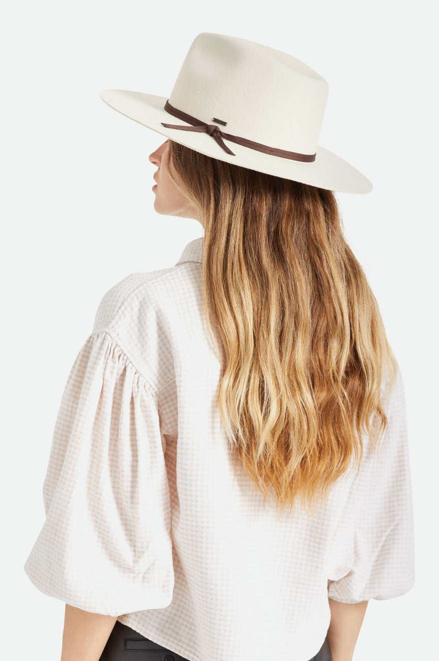 Sombreros Brixton Cohen Cowboy Mujer Blancas | KSCTML462