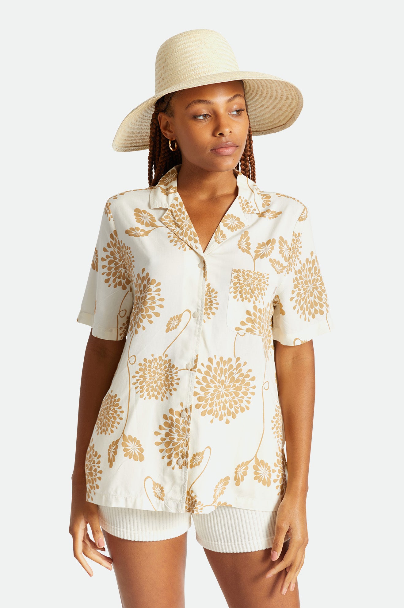 Sombreros Brixton Janae Sun Hat Mujer Beige | GINYQB631