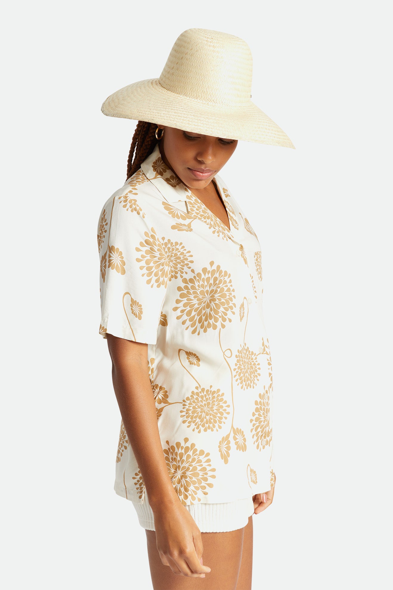 Sombreros Brixton Janae Sun Hat Mujer Beige | GINYQB631