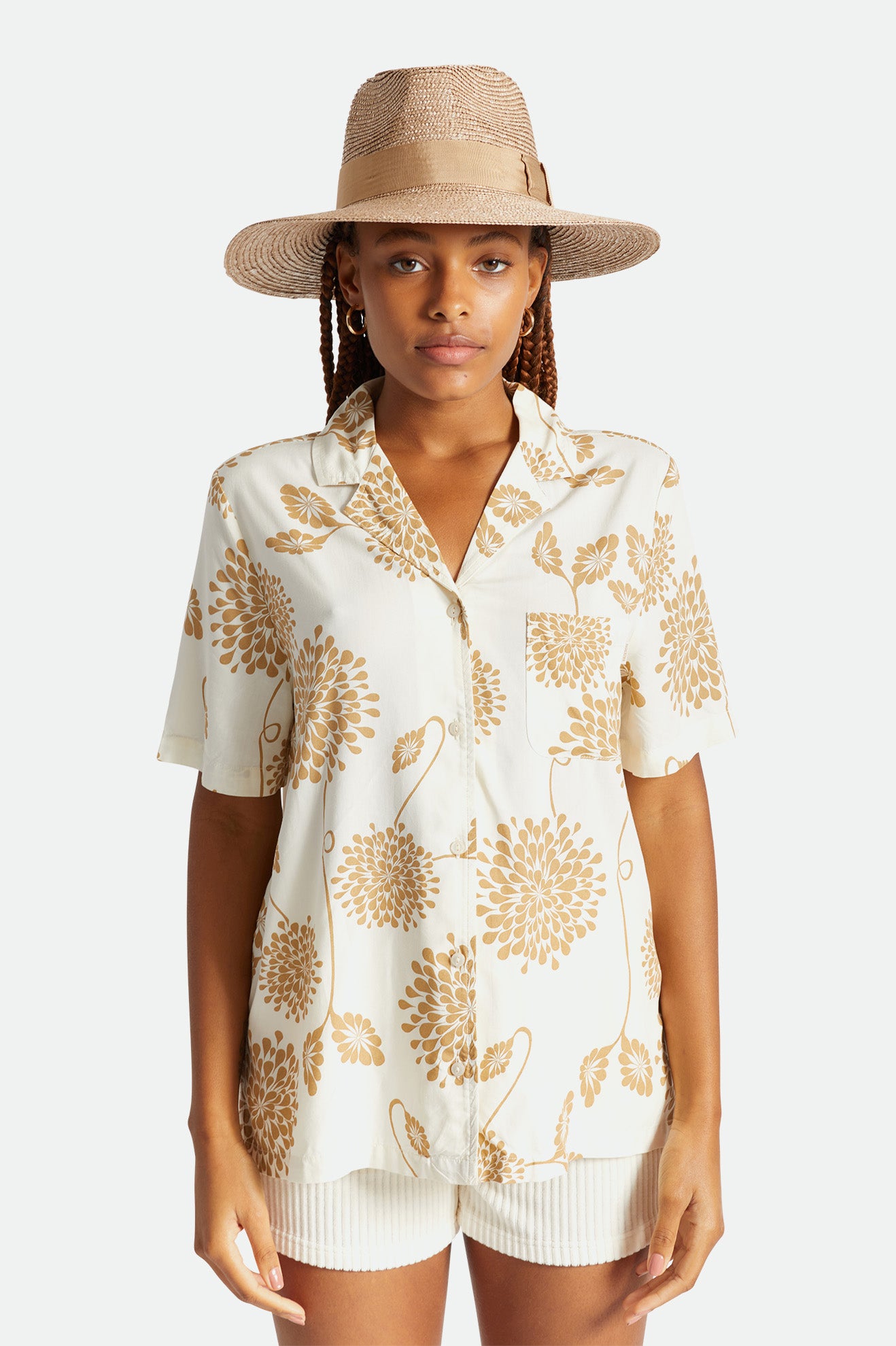 Sombreros Brixton Janae Sun Hat Mujer Beige | GINYQB631