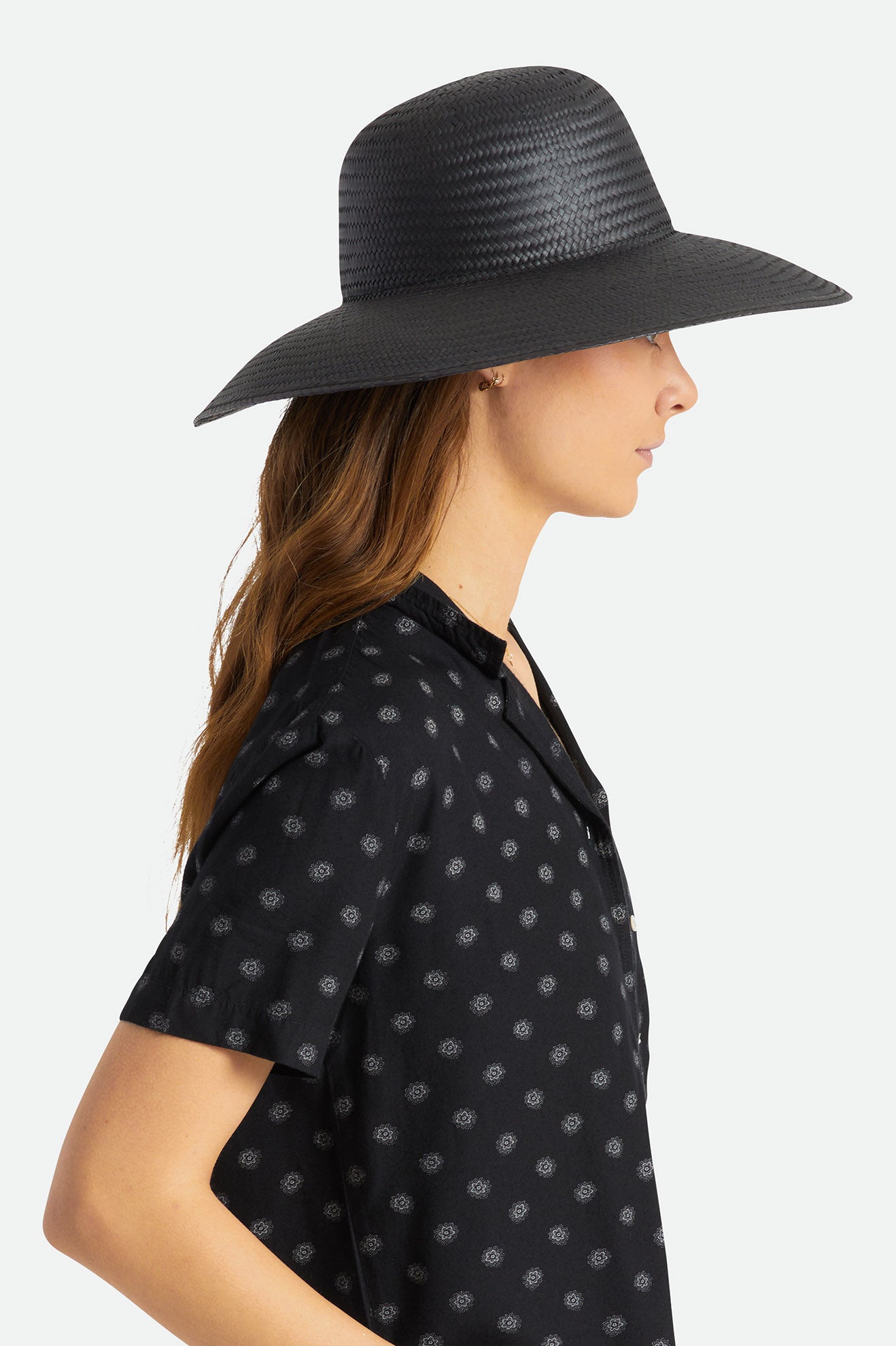 Sombreros Brixton Janae Sun Hat Mujer Negras | ZRSWKT456