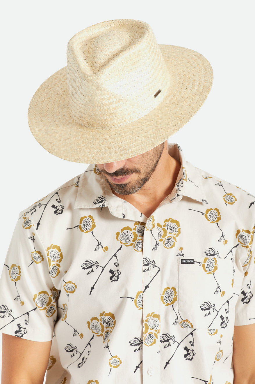 Sombreros Brixton Marcos Palmilla Hombre Beige | JDSOAG756