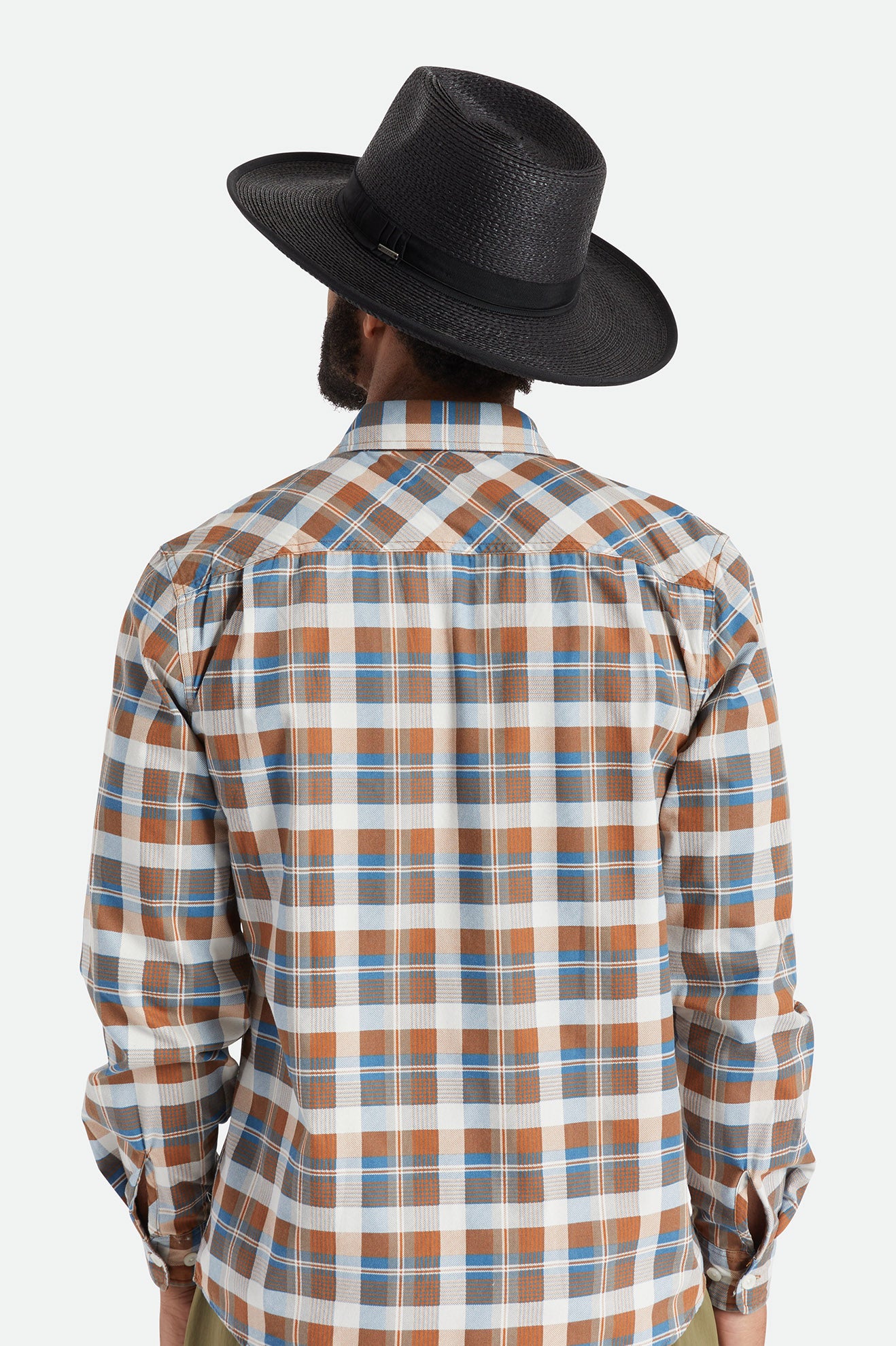 Sombreros Brixton Reno Straw Hombre Negras | MKXRZE953