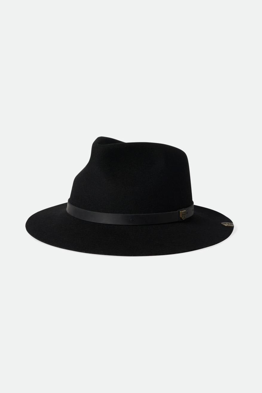 Sombreros De Fieltro Brixton Fender Jaguar Reverb Fedora Mujer Negras | HTDZAN234