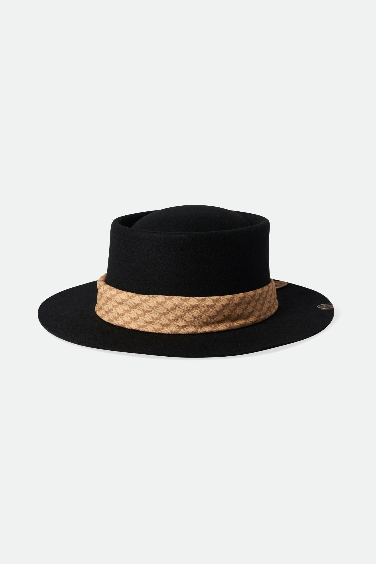 Sombreros De Fieltro Brixton Fender Jaguar Contour Fedora Mujer Negras | PXHCTB498