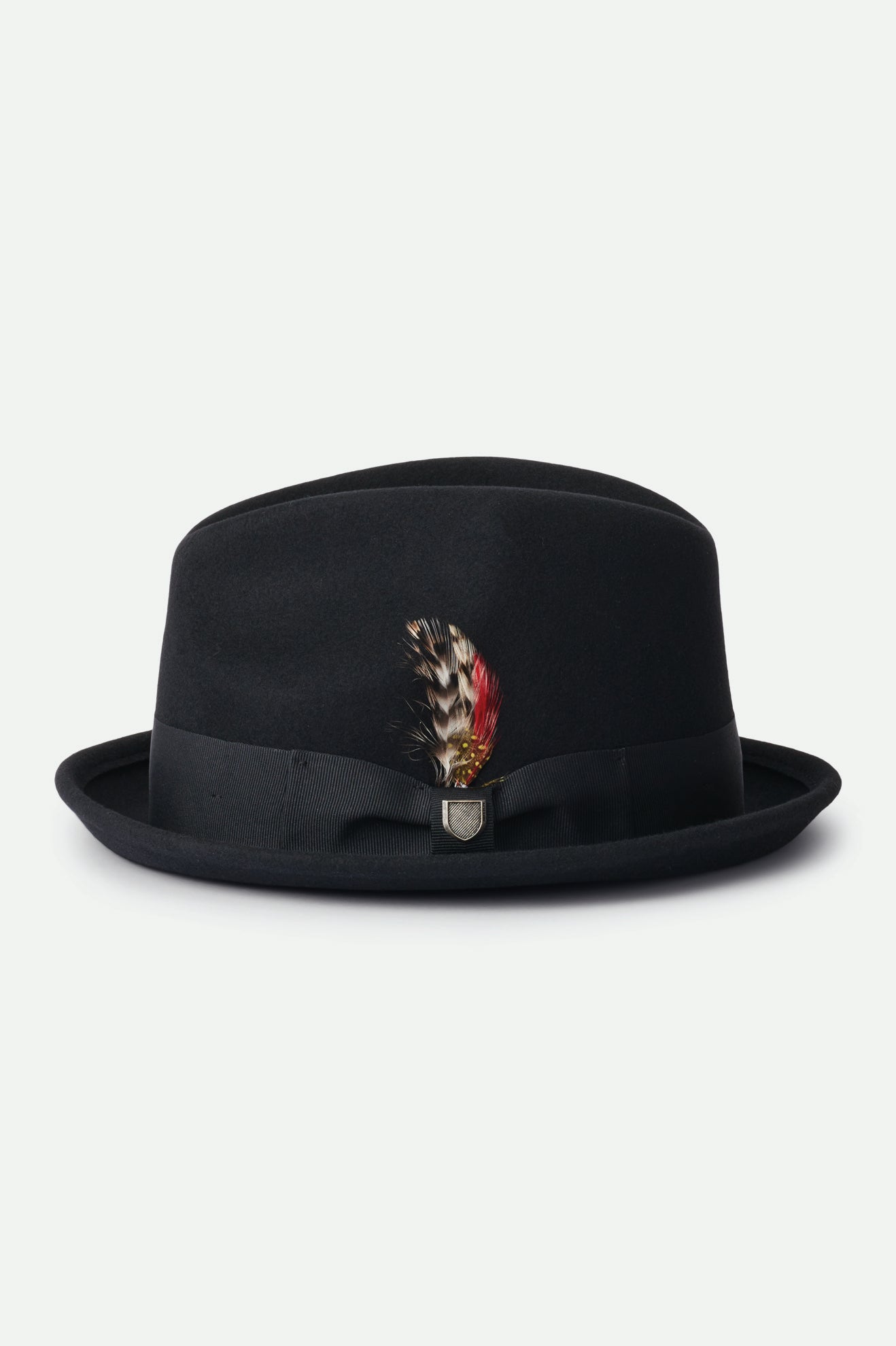 Sombreros De Fieltro Brixton Gain Fedora Mujer Negras | DVRTKO134