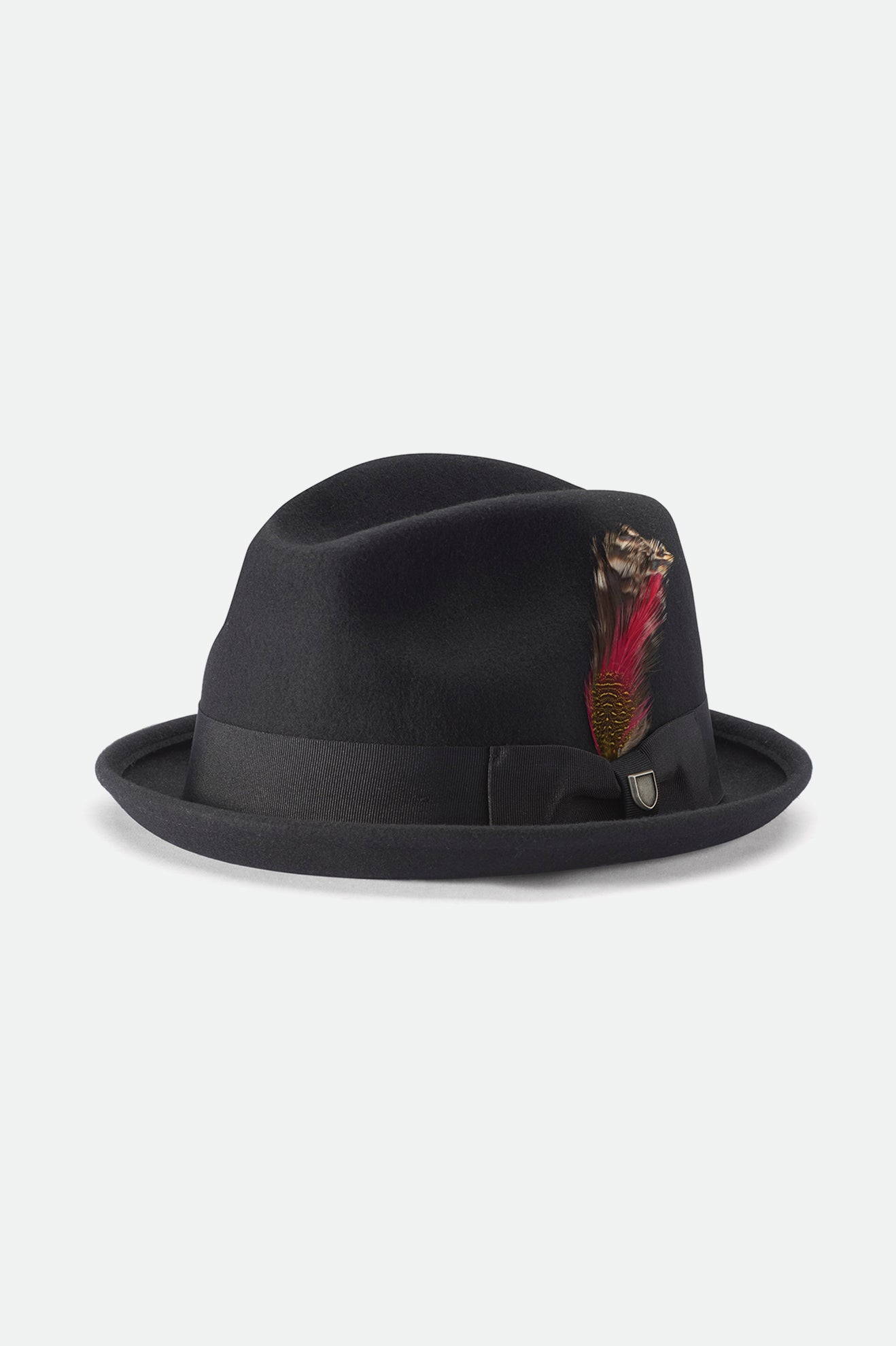 Sombreros De Fieltro Brixton Gain Fedora Mujer Negras | DVRTKO134