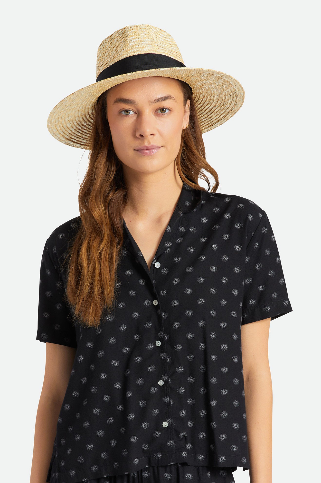 Sombreros De Fieltro Brixton Joanna Hat Mujer Naranjas | AOWXJQ109