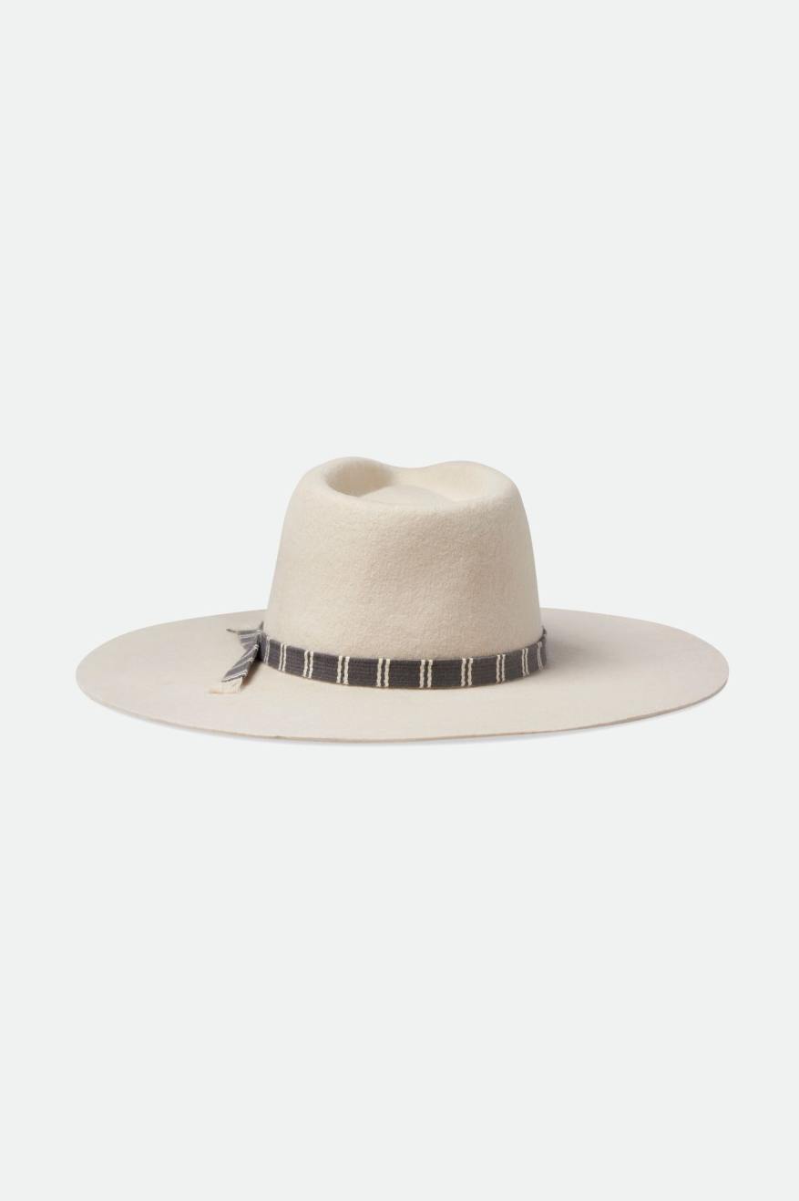 Sombreros De Fieltro Brixton Leigh Felt Fedora Mujer Blancas | RKOGCU083