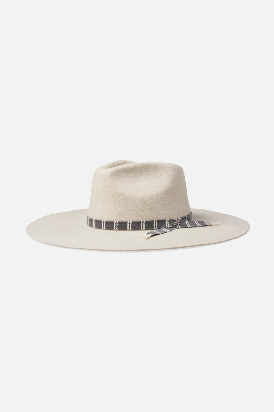 Sombreros De Fieltro Brixton Leigh Felt Fedora Mujer Blancas | RKOGCU083