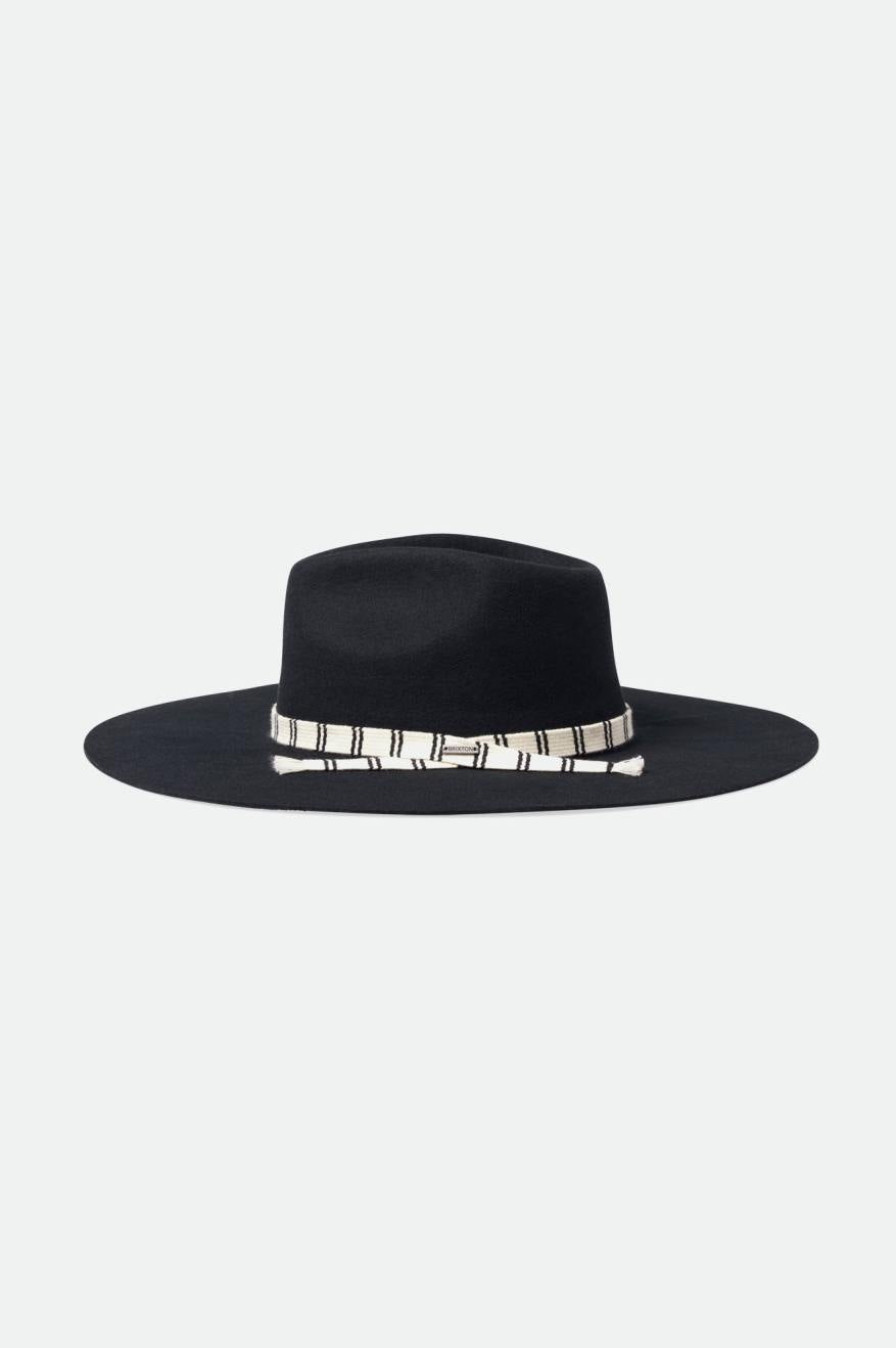 Sombreros De Fieltro Brixton Leigh Felt Fedora Mujer Negras | WEPQLS083