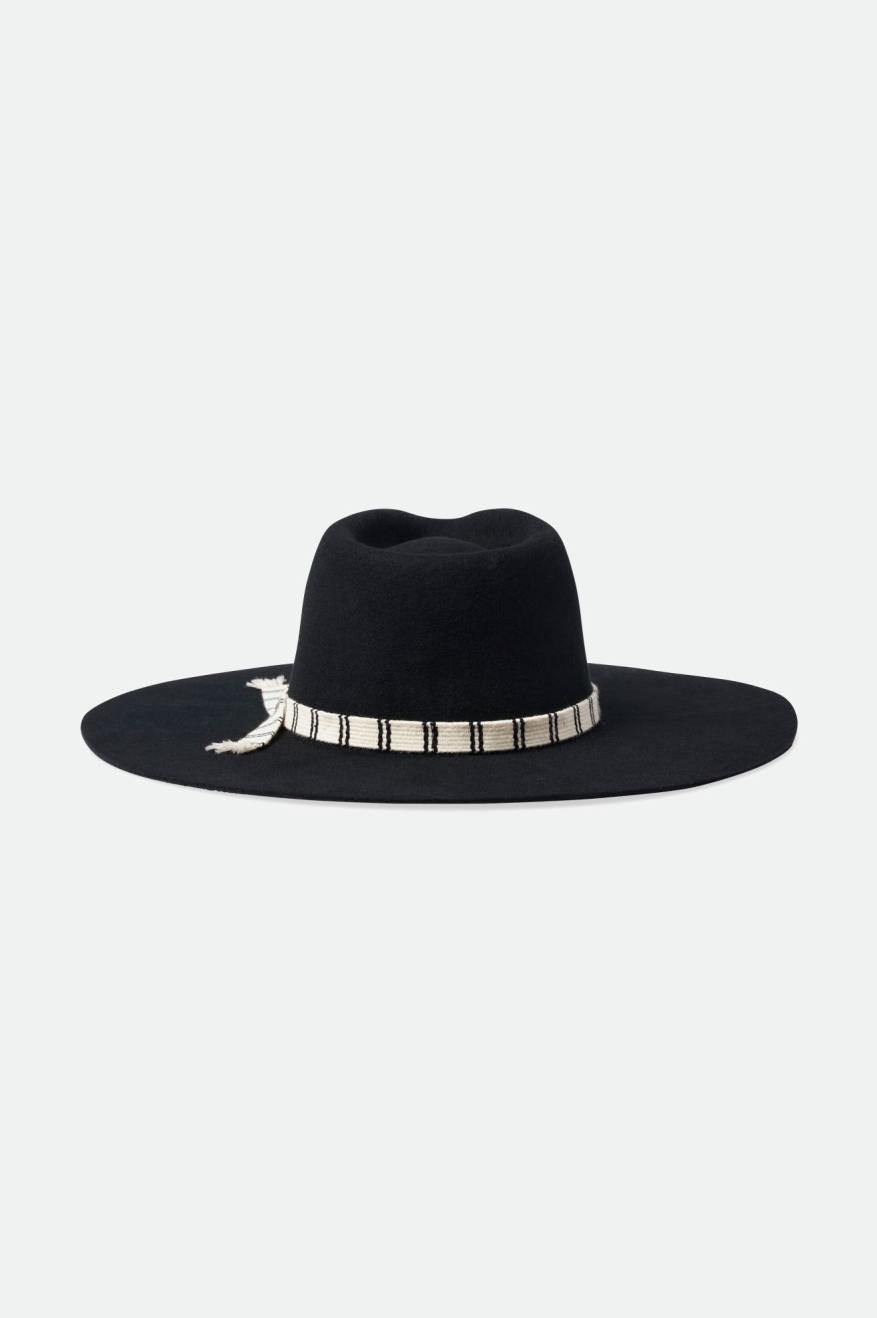 Sombreros De Fieltro Brixton Leigh Felt Fedora Mujer Negras | WEPQLS083