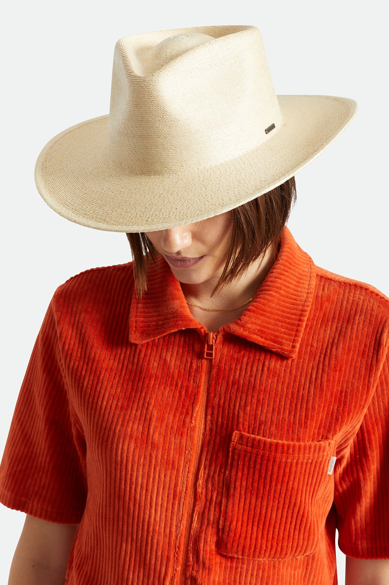 Sombreros De Fieltro Brixton Marcos Fedora Mujer Beige | SINGPV258