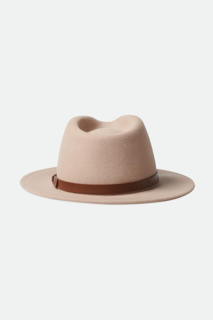 Sombreros De Fieltro Brixton Messer Fedora Mujer Verde Claro | BJDUYS780