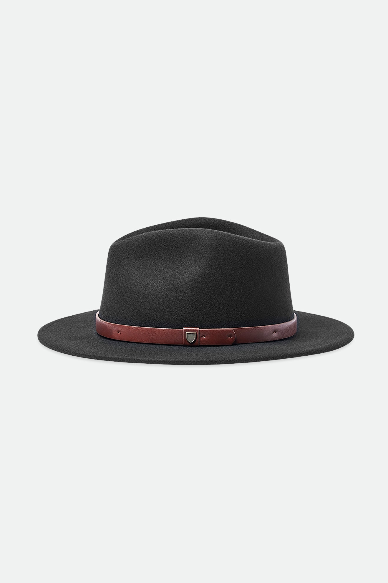 Sombreros De Fieltro Brixton Messer Fedora Mujer Negras | EZKBOX319