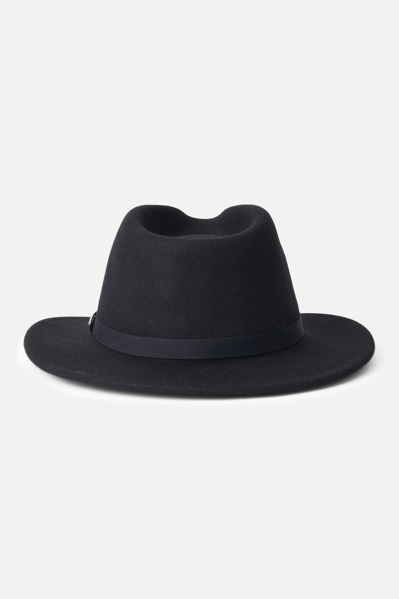 Sombreros De Fieltro Brixton Messer Packable Fedora Mujer Negras | MTUWBN618