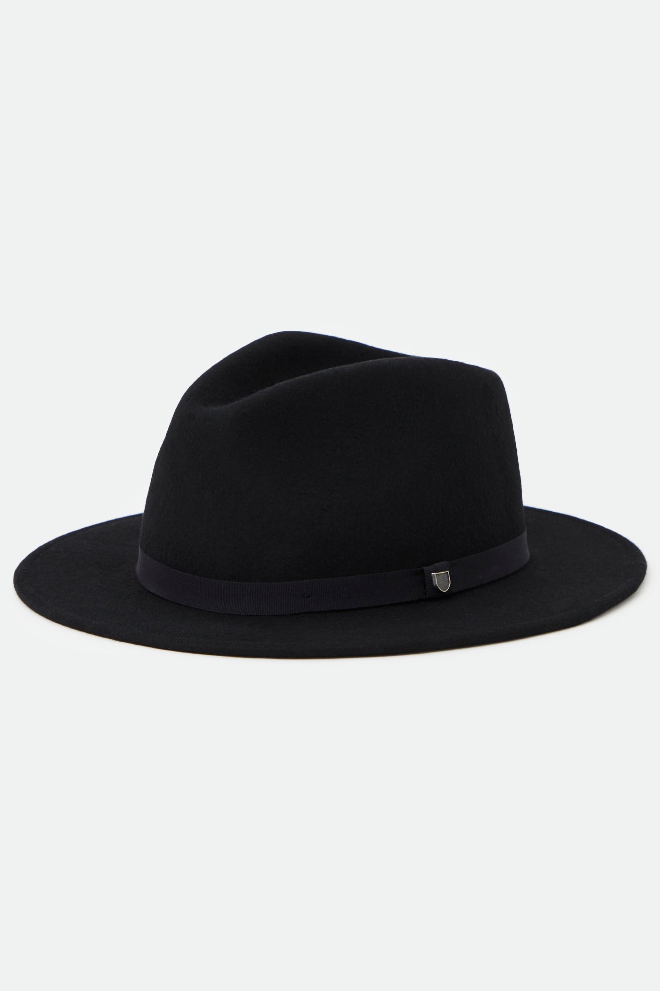 Sombreros De Fieltro Brixton Messer Packable Fedora Mujer Negras | MTUWBN618