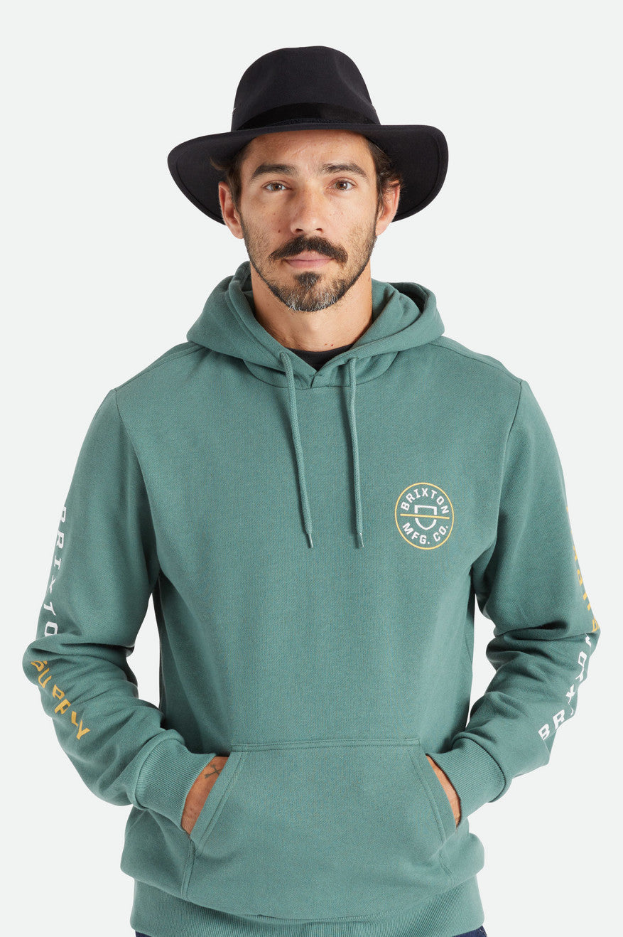 Sombreros De Fieltro Brixton Messer Utility Adventure Hombre Negras | AUEGBS810