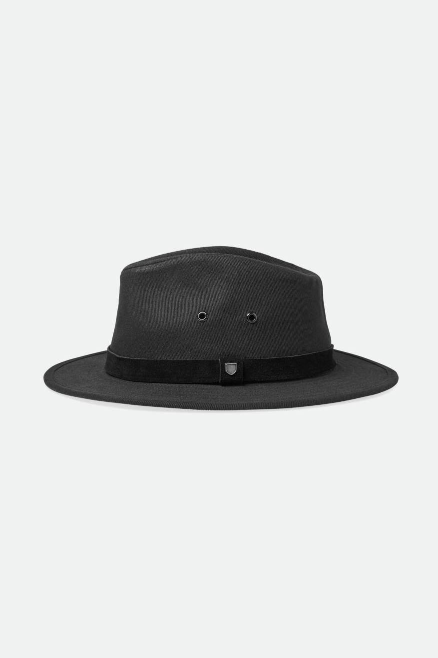 Sombreros De Fieltro Brixton Messer Utility Adventure Hombre Negras | AUEGBS810