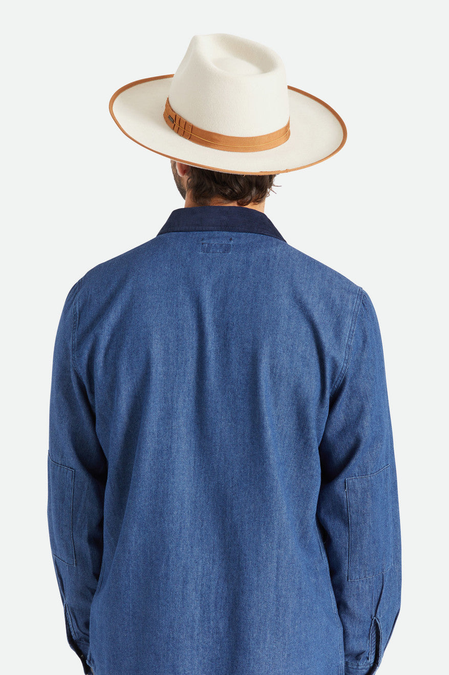 Sombreros De Fieltro Brixton Reno Hombre Blancas | TSLVWF597