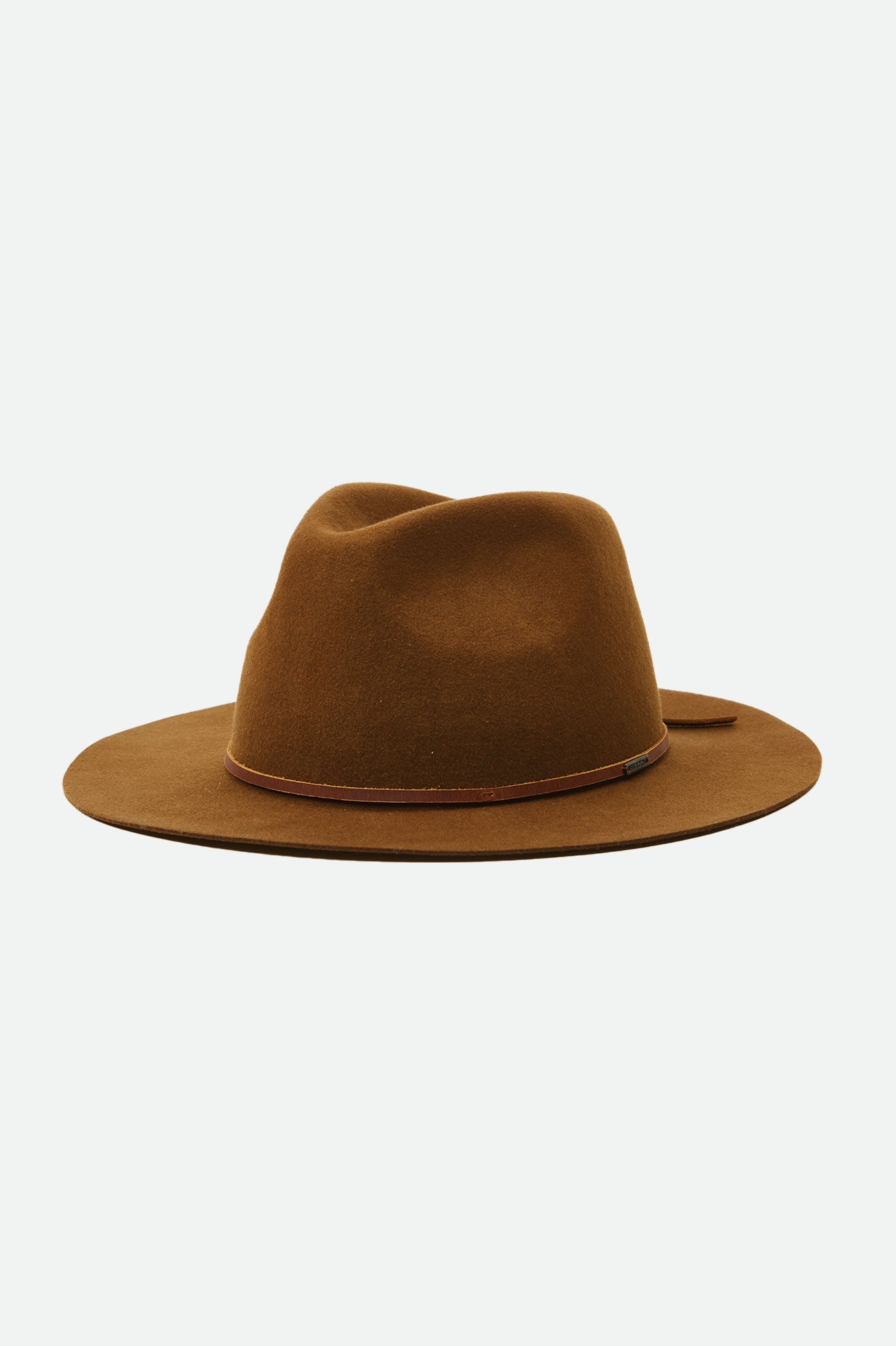 Sombreros De Fieltro Brixton Wesley Packable Hombre Cafe | JDGMRB675