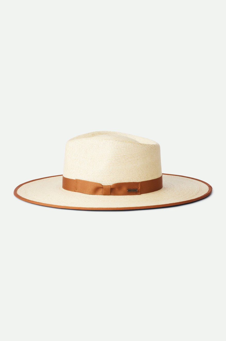 Sombreros De Pajas Brixton Jo Rancher Mujer Beige | XGBFAV652