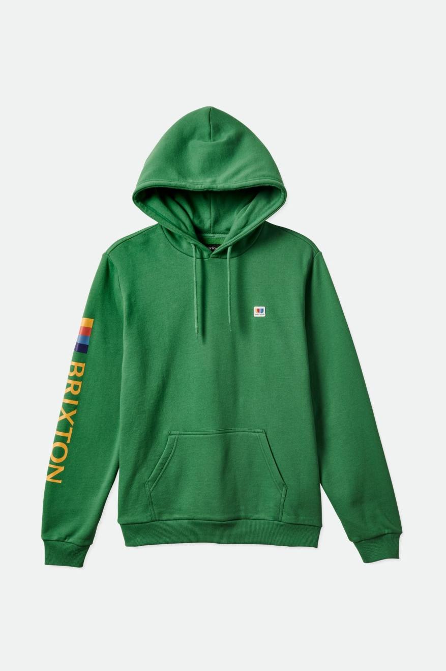 Sudadera Con Capucha Brixton Alton Hombre Verde | BPNTLR357