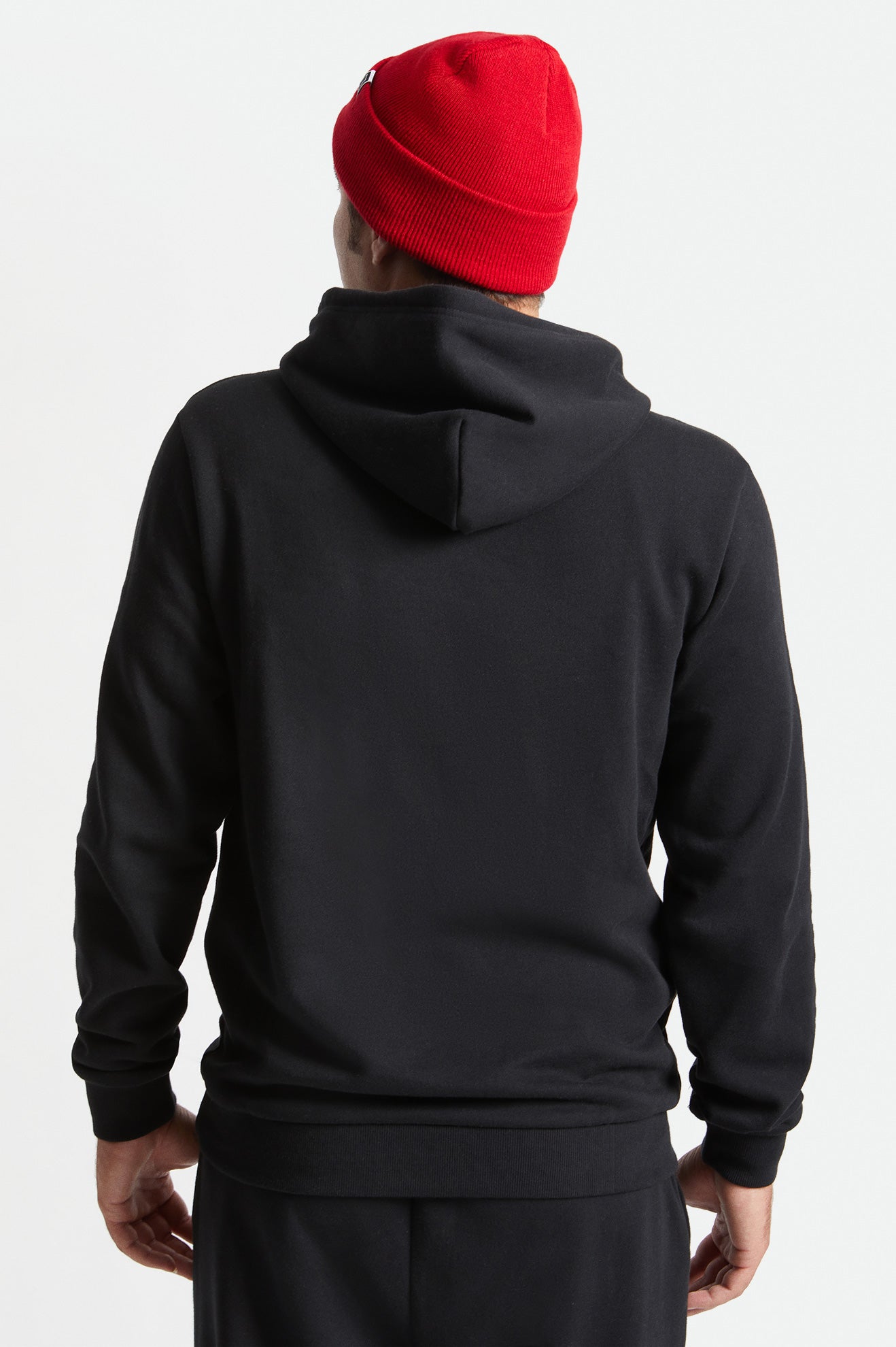 Sudadera Con Capucha Brixton Alton Hombre Negras | GKZUSL576