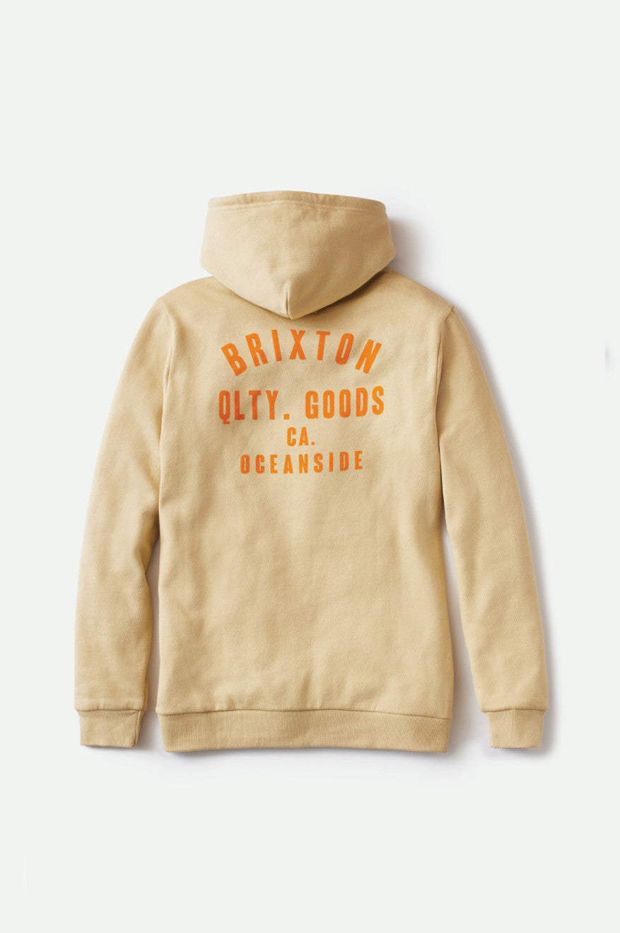 Sudadera Con Capucha Brixton Woodburn Oceanside Fleece Hombre Naranjas | NBIKRZ912