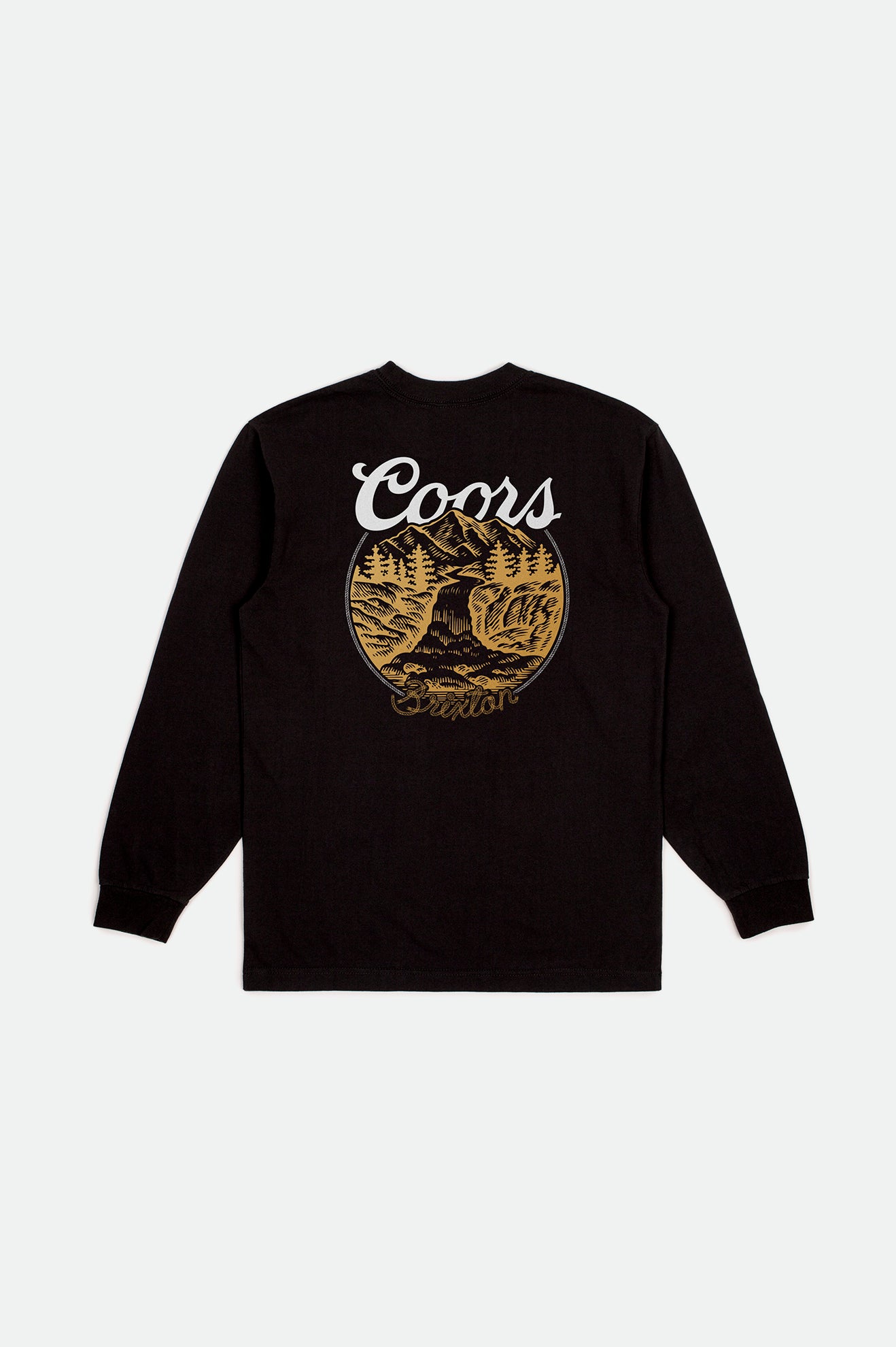 Tops Brixton Coors Rocky L/S Standard Hombre Negras | ILCSUJ364