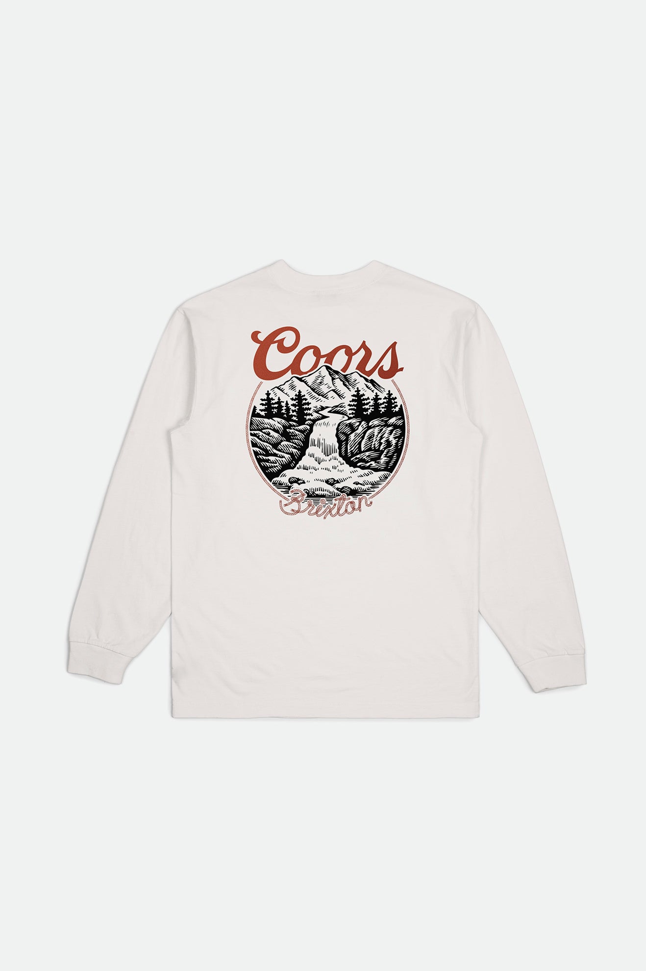 Tops Brixton Coors Rocky L/S Standard Hombre Blancas | JORBFD954