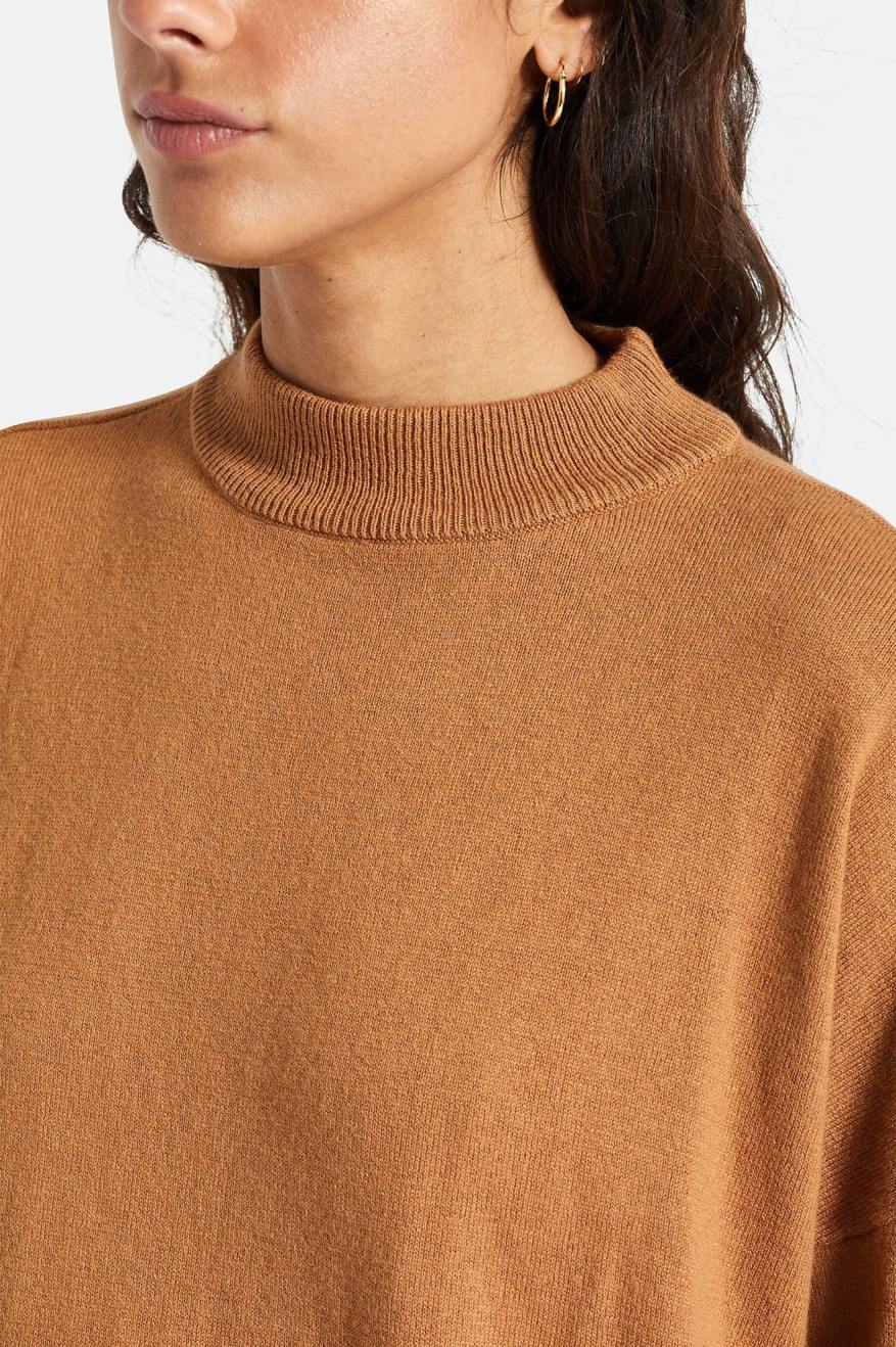 Tops Brixton Reserve Oversized Cashmere Sueter Mujer Naranjas | GNEYHS593