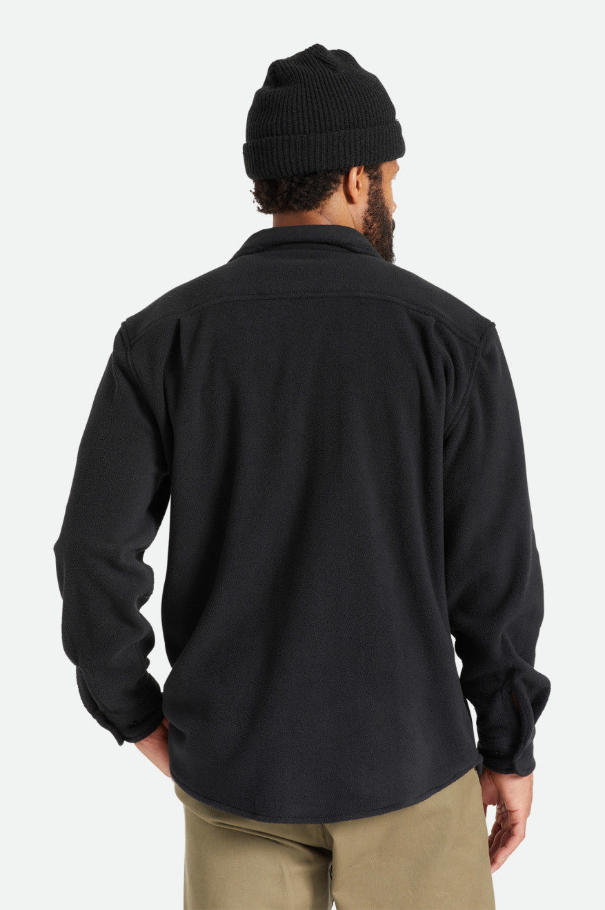 Tops De Franela Brixton Bowery L/S Arctic Stretch Fleece Hombre Negras | QIDOPE951