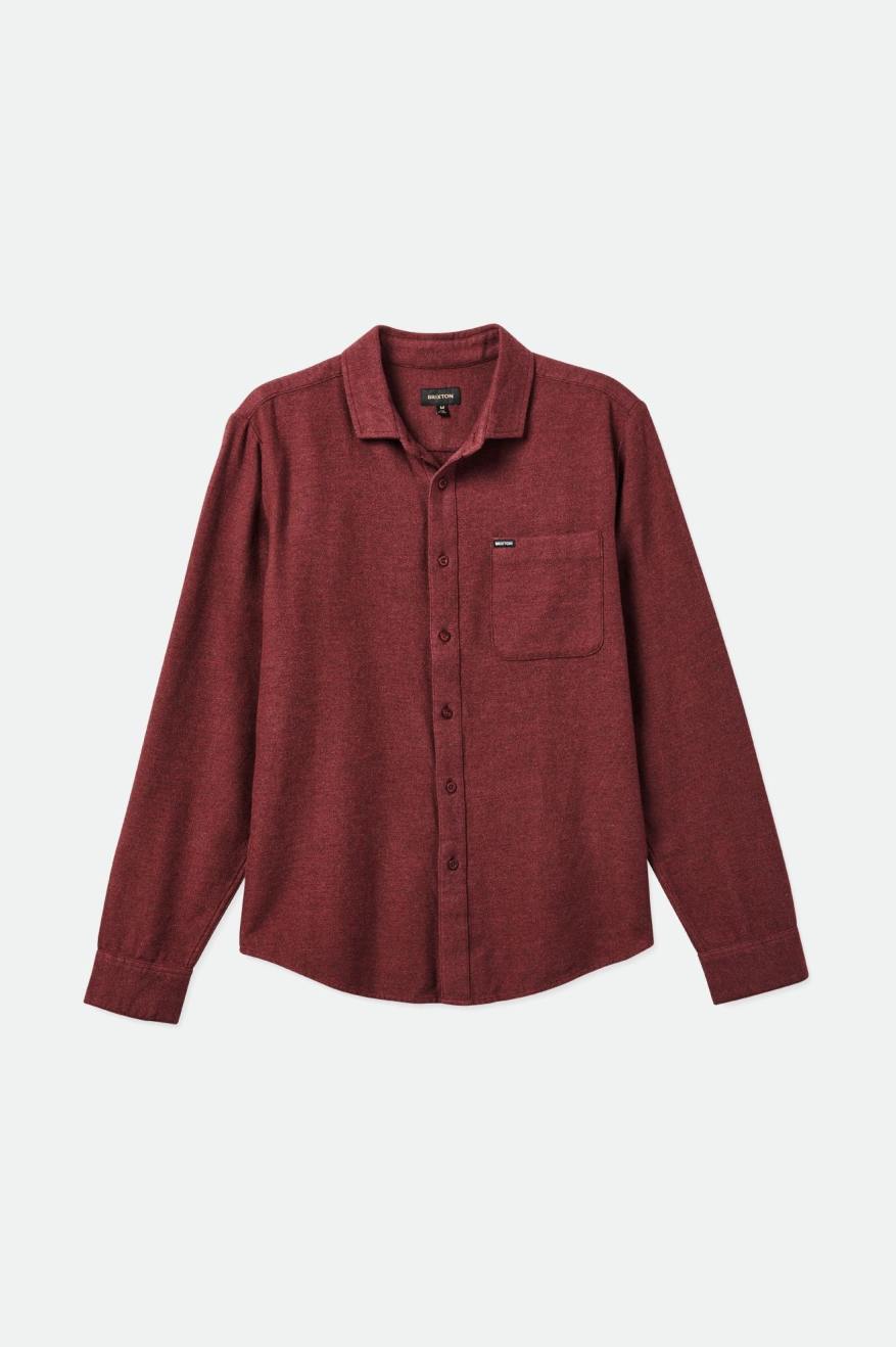 Tops Tejidos Brixton Bixby Reserve L/S Hombre Rojas | YWGIFL184