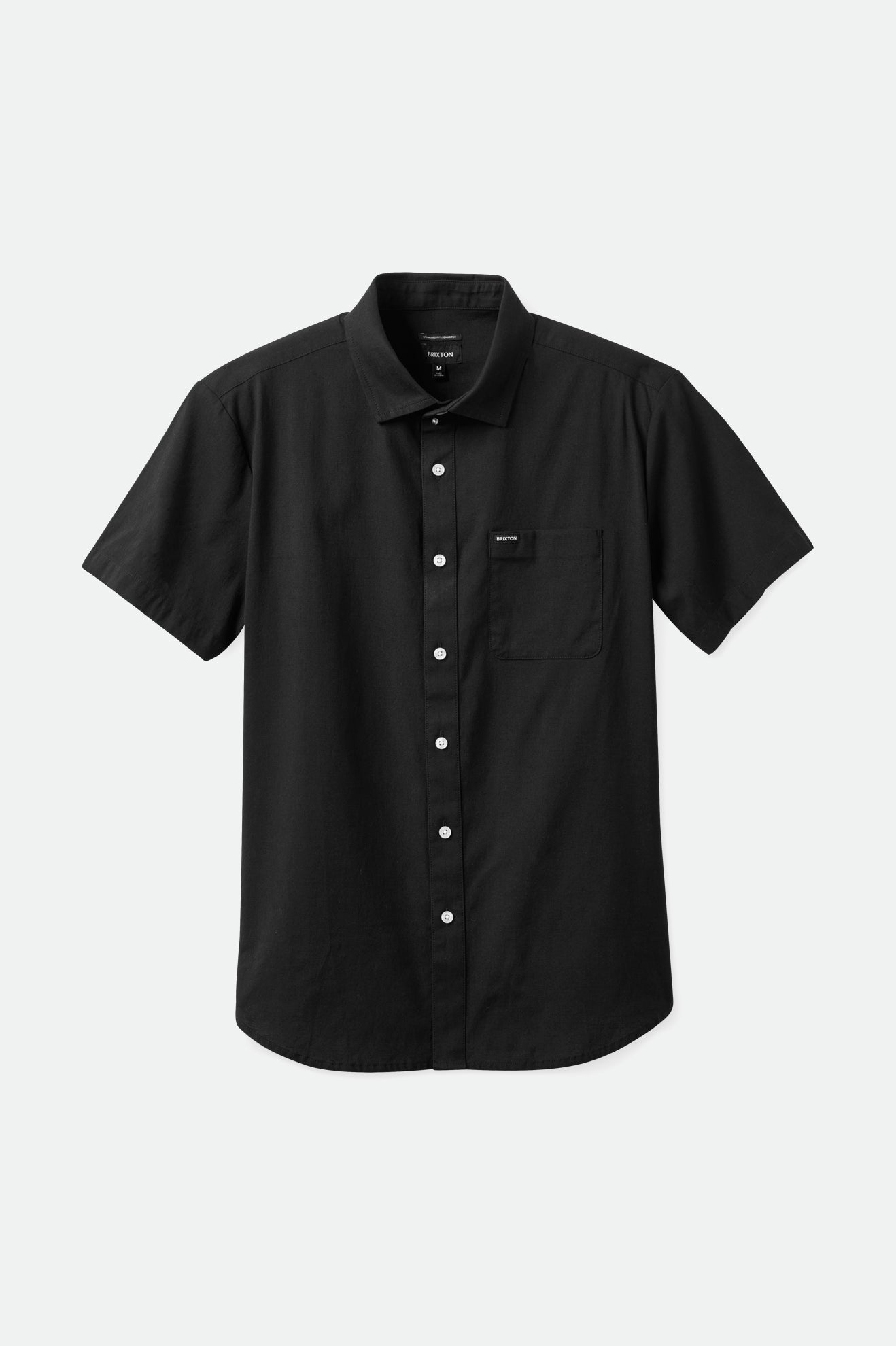 Tops Tejidos Brixton Charter Oxford S/S Hombre Negras | JOUVIM659