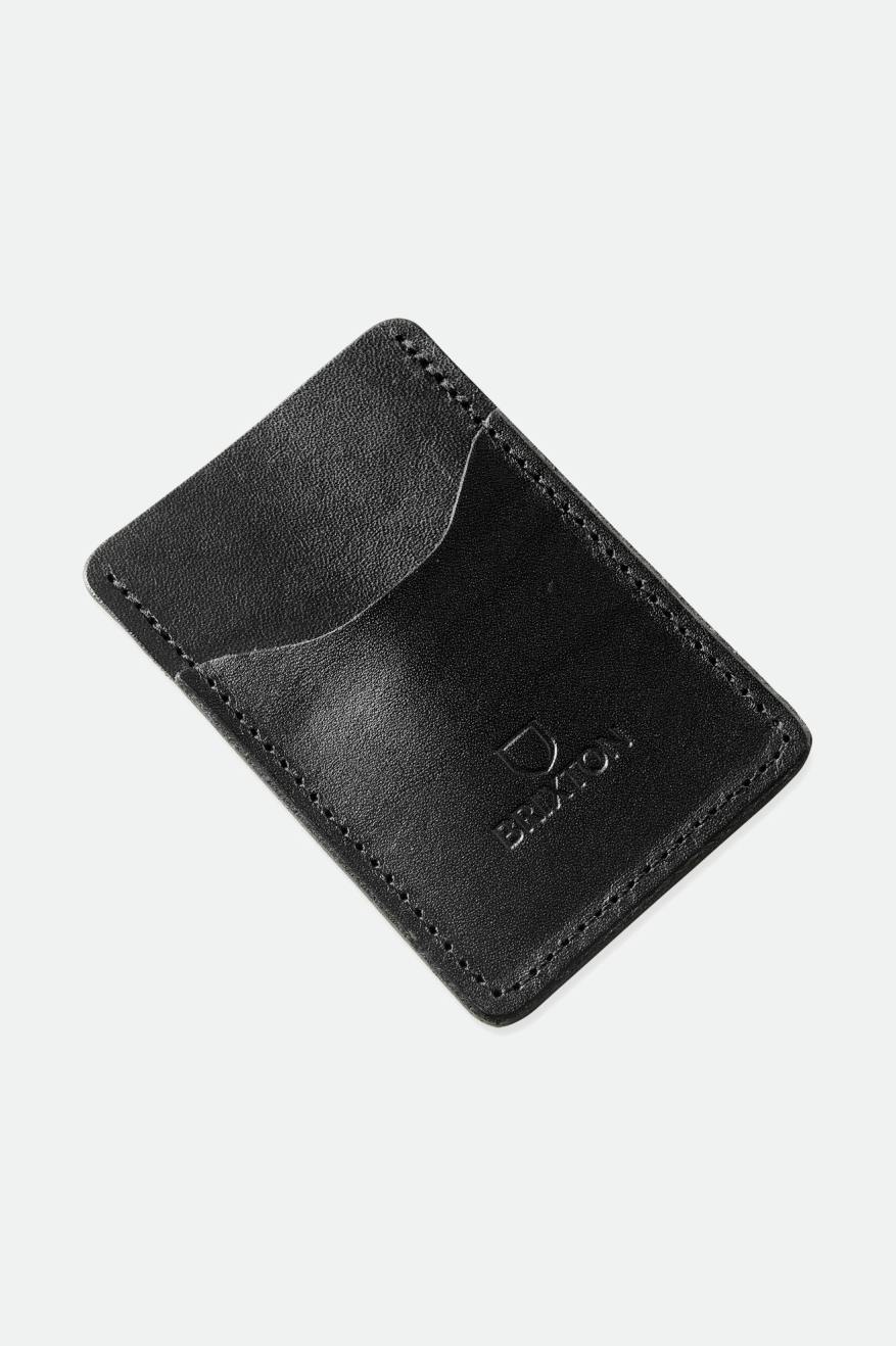 Accesorios Brixton Artifact Cuero Card Holder Wallet Unisex Negras | XBCAZV945