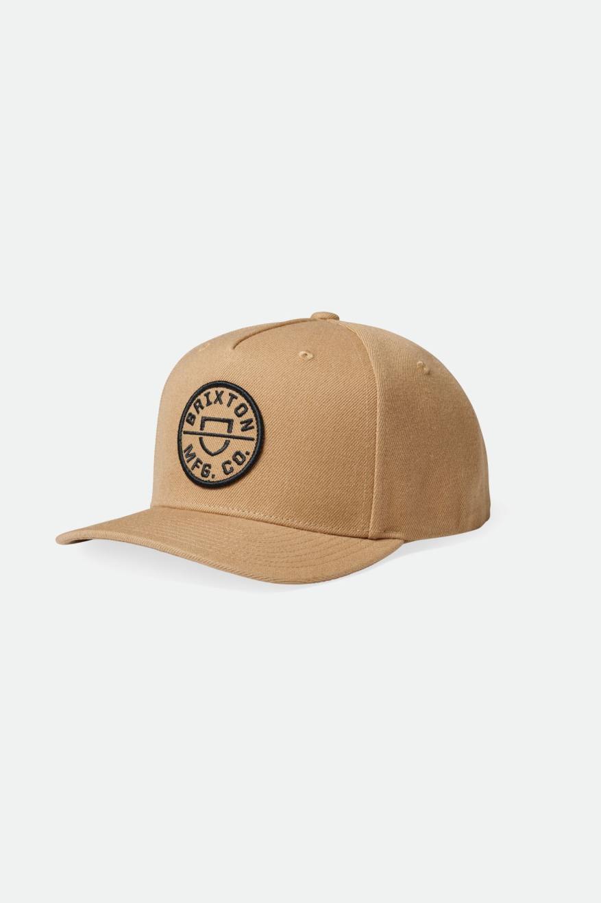 Gorras Brixton Crest C MP Hombre Beige | JTRXIP405