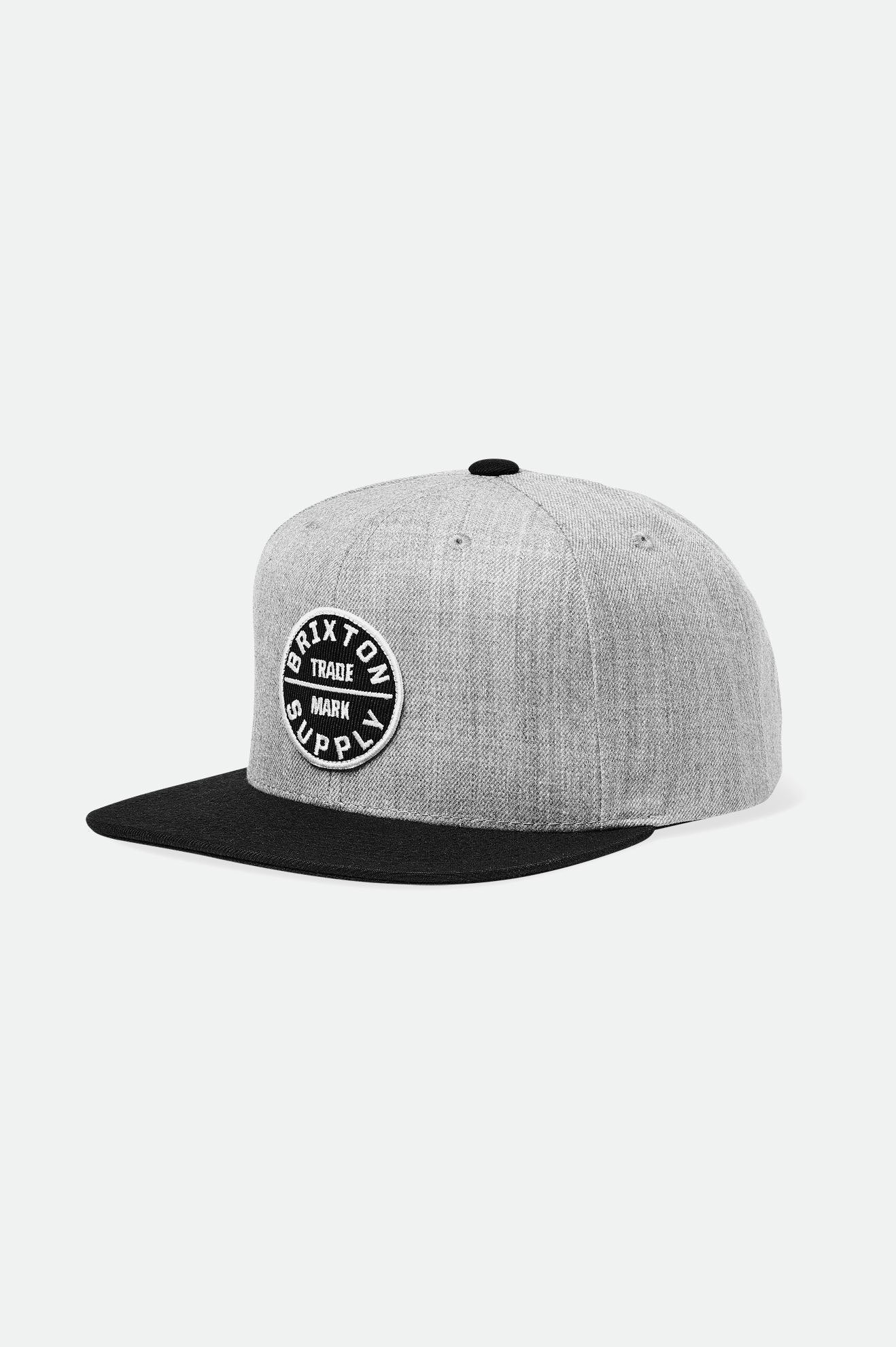 Gorras Brixton Oath III Hombre Gris Claro Negras | YPKTJL435