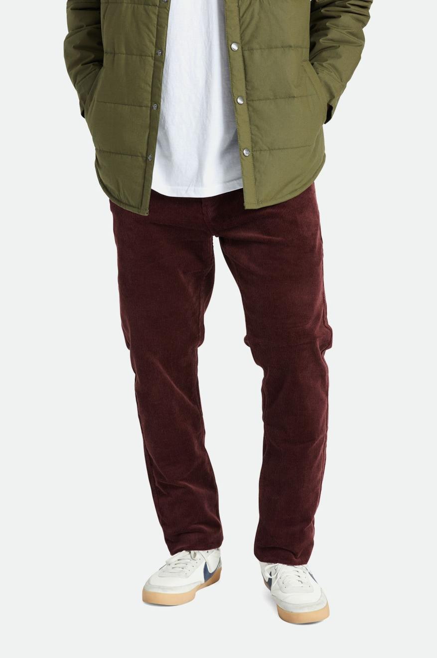 Pantalones Brixton Choice Chino Regular Hombre Rojas | AFBGIZ073