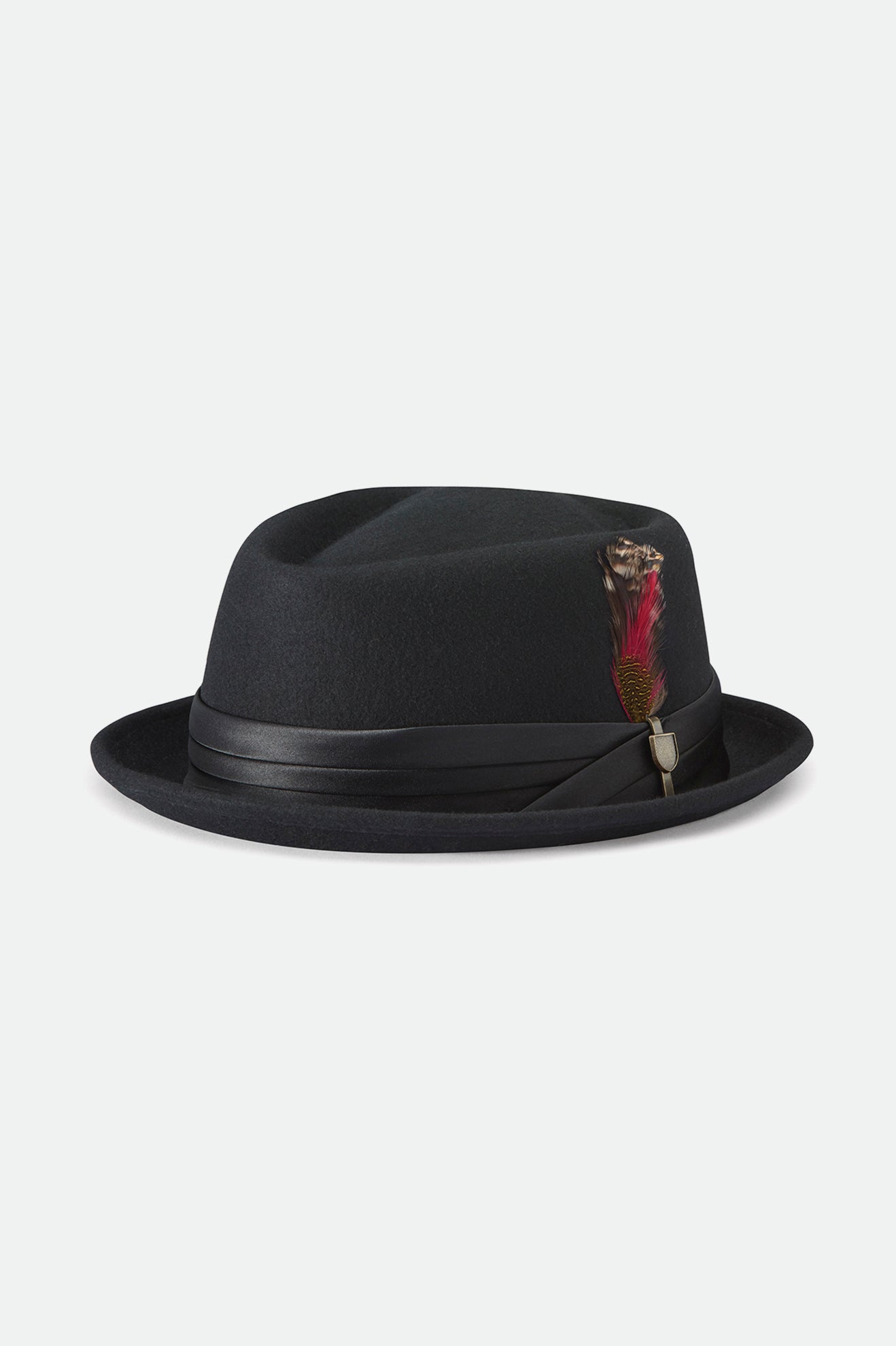 Sombreros Brixton Stout Pork Pie Hombre Negras | UIAQPZ316