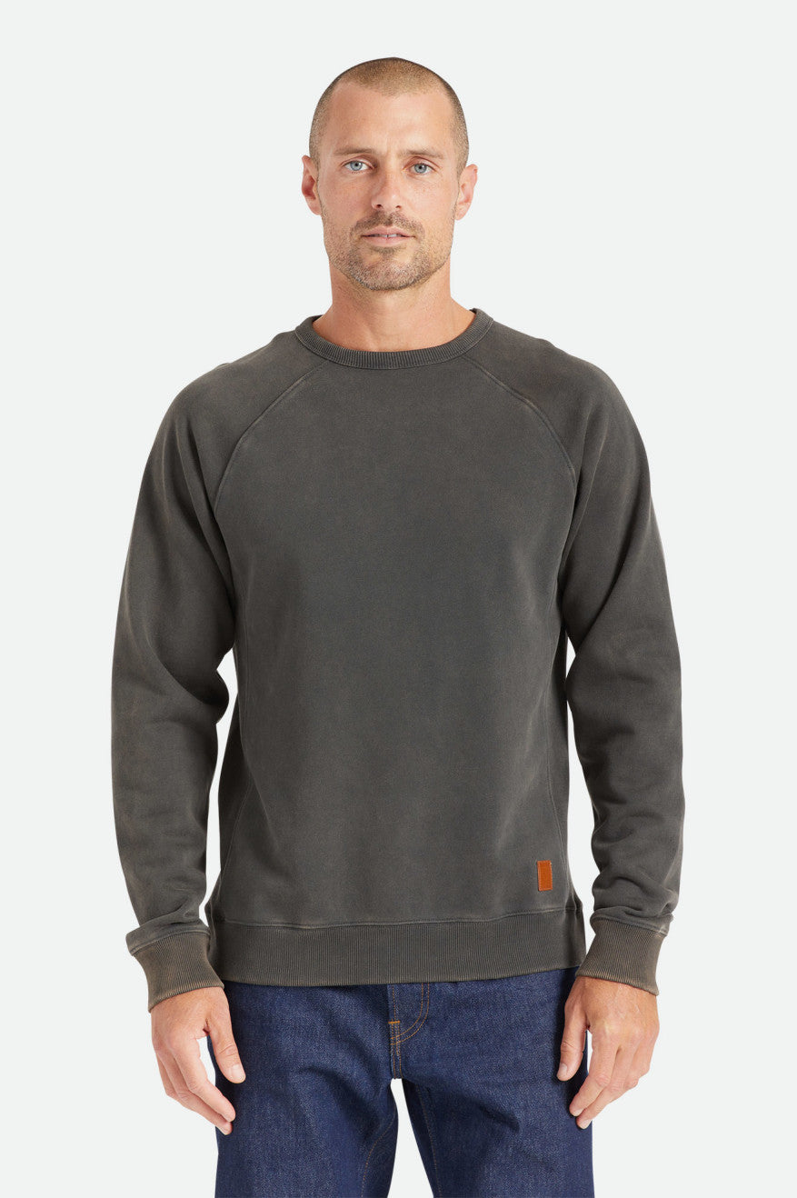 Sudadera Con Capucha Brixton Cooper Reserve Raglan Crew Hombre Negras | FYCVAO019